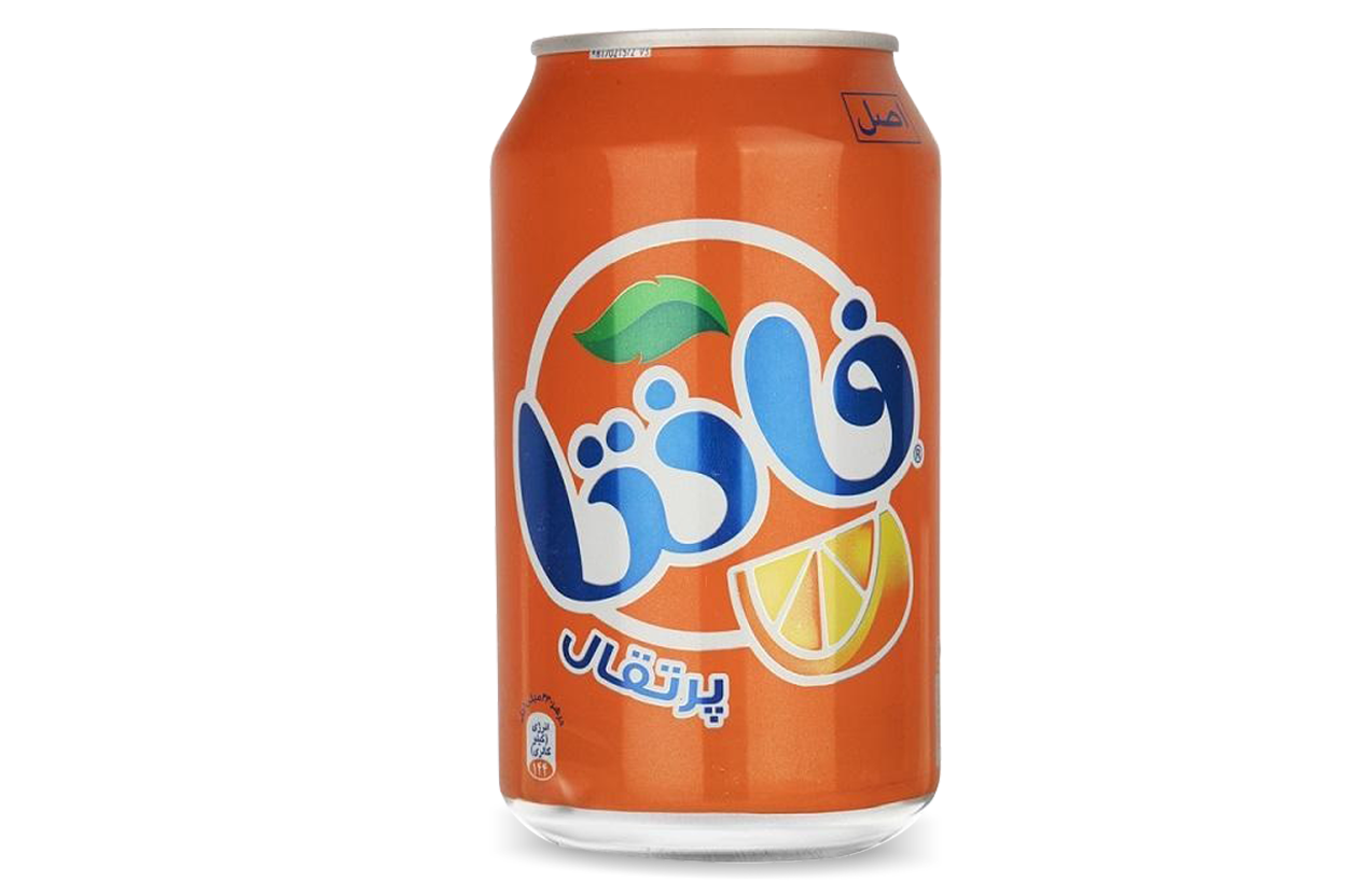 🥤نوشابه قوطی فانتا پرتقالی